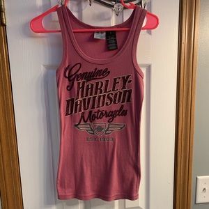 Harley Davidson Pink Tank.  Women’s Small